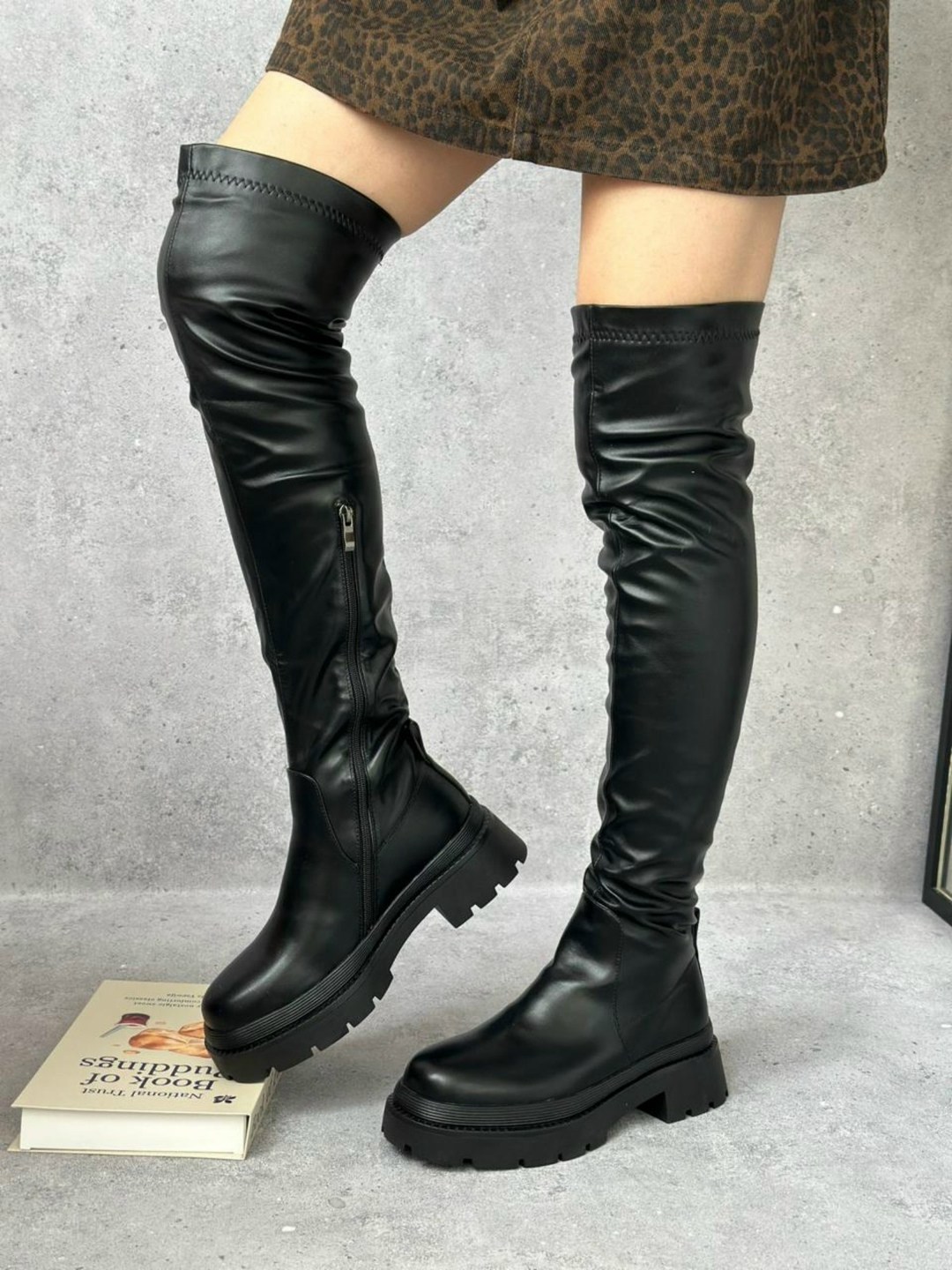 женские ботфорты,,сапоги ботфорты,демисезонные ботфорты,ботфорты чулки