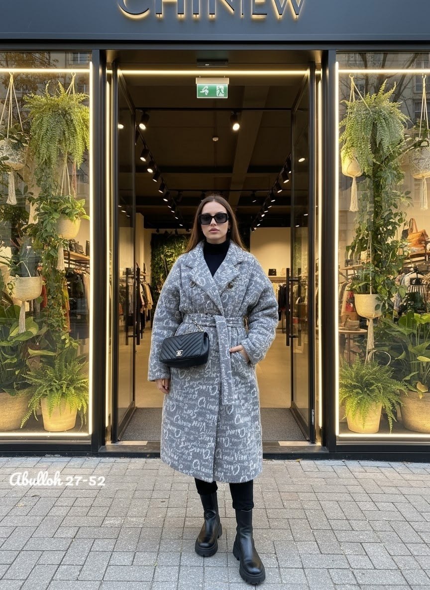 модное пальто,стильное пальто,пальто оверсайз,серое пальто,длинное пальто