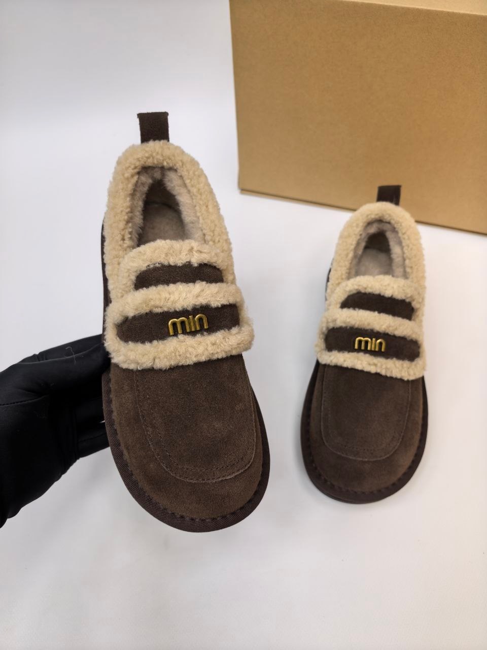 ,женская ,ботинки с мехом,повседневная , женская зимняя