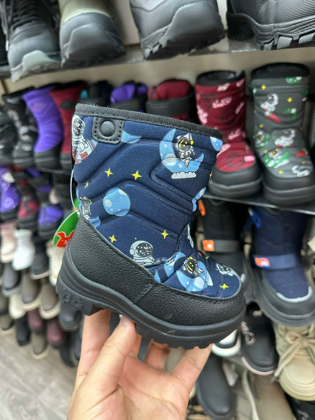 ,сапоги детские,сапоги зимние для мальчика,зимние детские сапоги nordman lumi на липучке темно-серые,детская