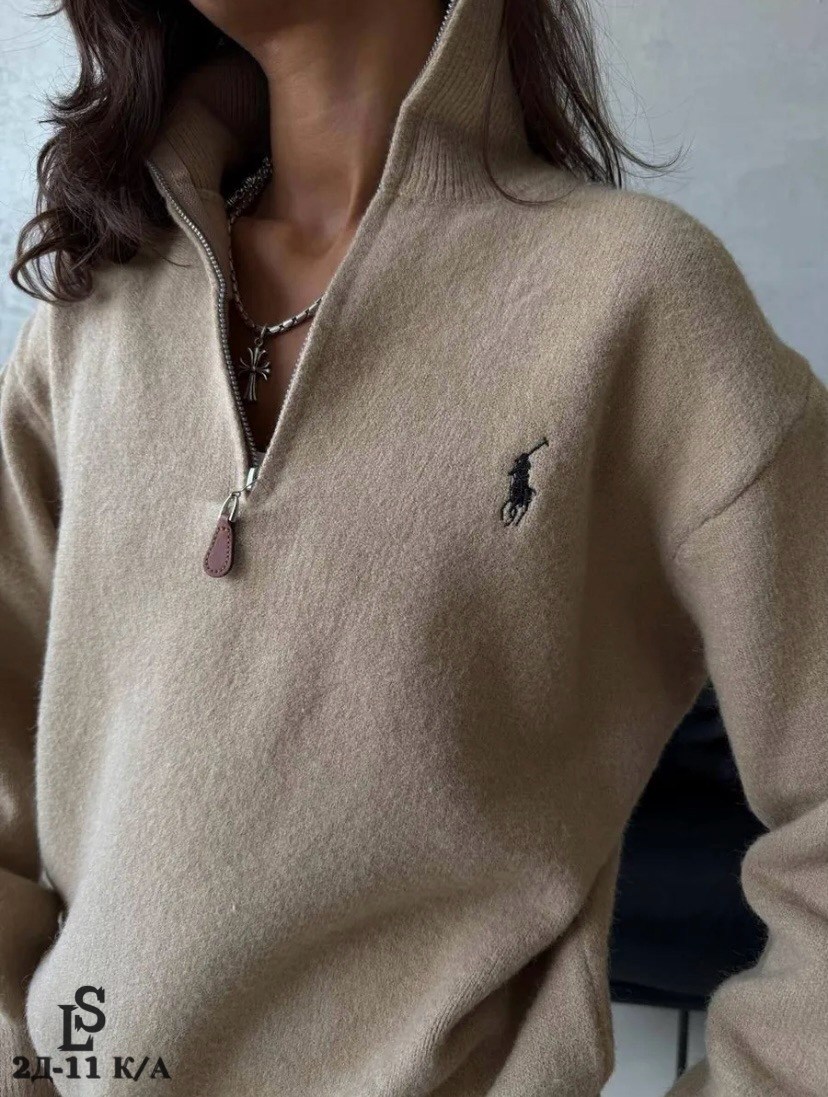 женская кофта,кофта с замком,джемпер polo ralph lauren,кофта polo ralph lauren,свитшот женская