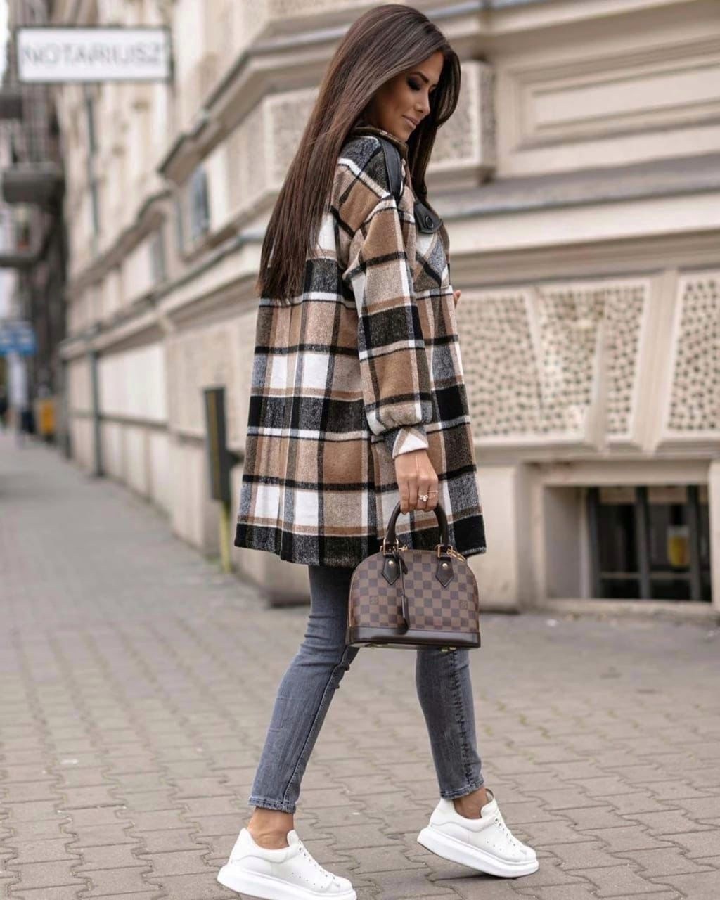 рубашка оверсайз в клетку,пальто в клетку,клетчатое пальто,женские клетчатые рубашки,рубашка в клетку женская
