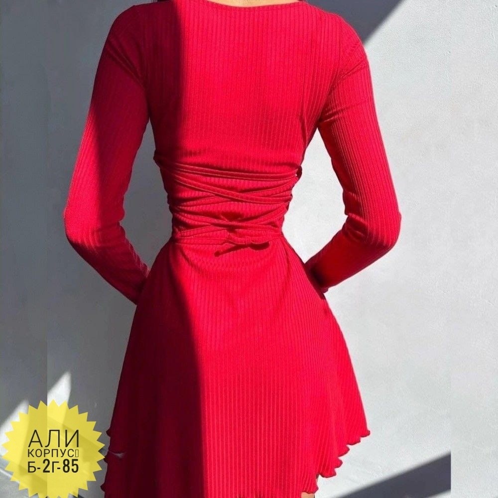 платье трикотажное мини,платье лапша расклешенное,платье лапша,платье лапша женское,платье лапша с завязками