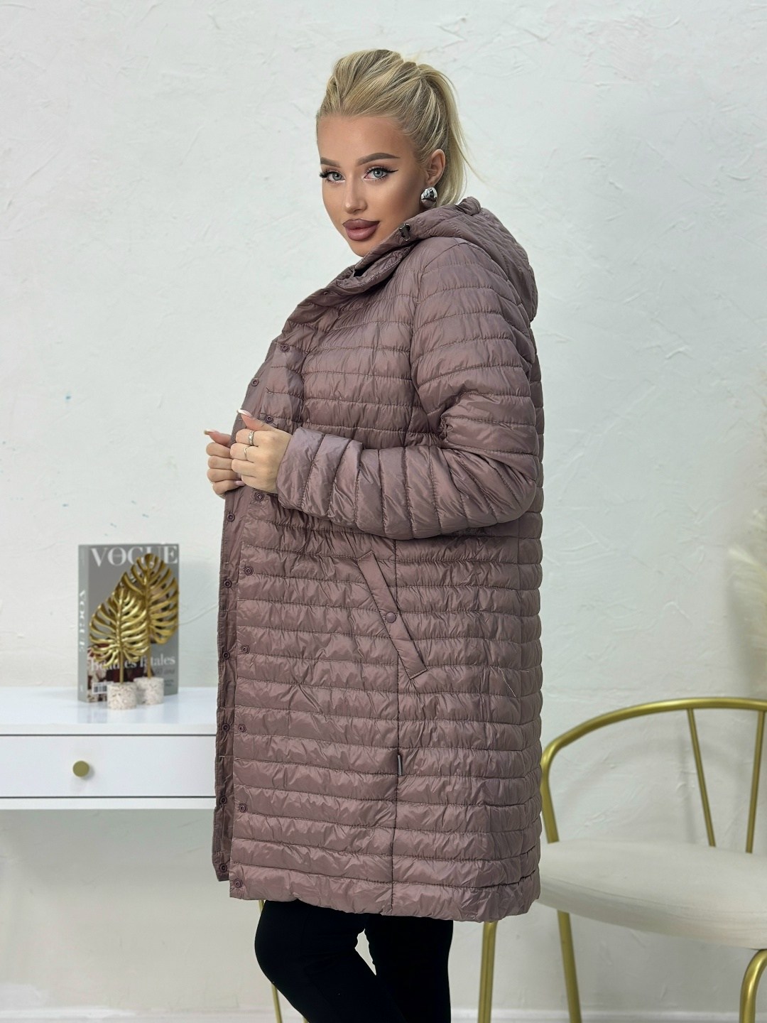 женская куртка демисезонная,демисезонная куртка,куртка женская,куртка удлиненная,куртка стеганая