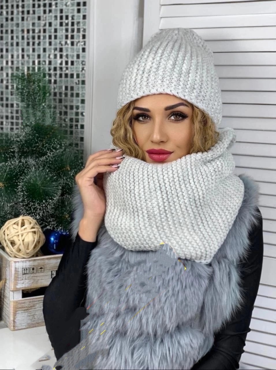 шапка снуд комплект,женский комплект шапка,комплект шапка и снуд женская,комплект шапки,комплект женский шапка и хомут