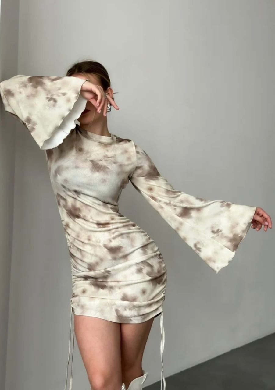 короткое платье лапша с завязками,короткое платье лапша,платье лапша с завязками,рукава платья,платье женская