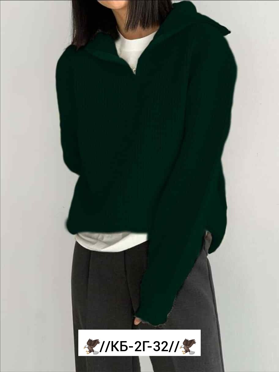 женская кофта,теплая кофта,трикотажный свитер,трикотажный джемпер,свитер с воротником