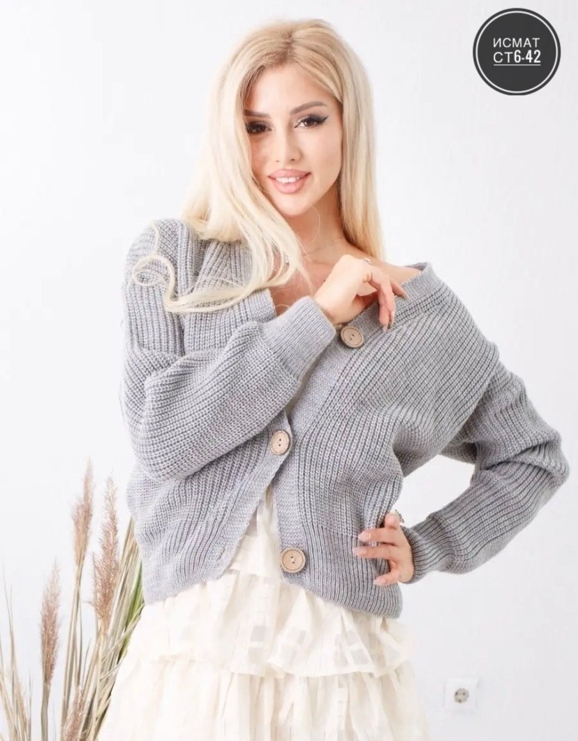 кардиган оверсайз на пуговицах укороченный вязаный,кардиган вязаное,кардиган женский серый,кардиган,женский вязаный кардиган