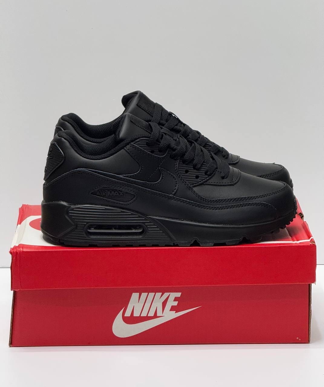 nike air max 90 leather,кроссовки nike air max 90 leather,кроссовки мужские nike air max,кроссовки,черные кроссовки nike air max 90