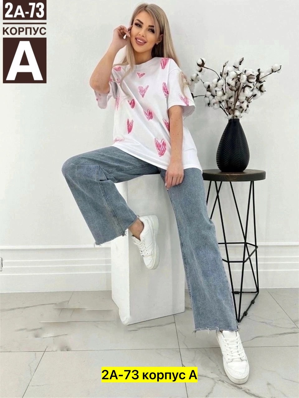 женская футболка,,модная ,