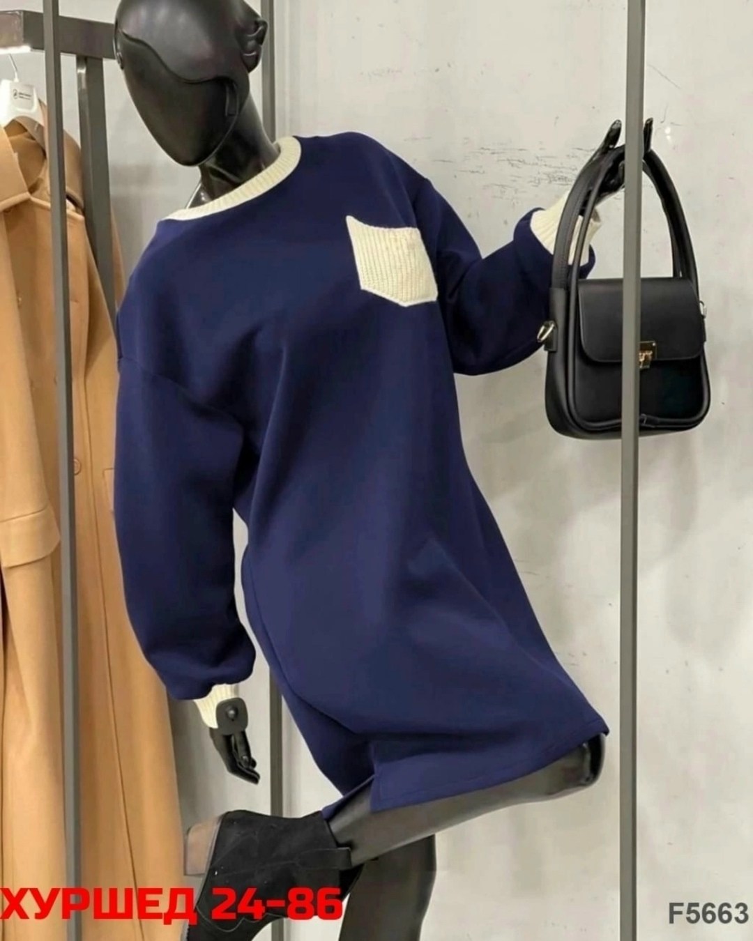 платье на флисе,платье туника,,платье теплое,туника стильная