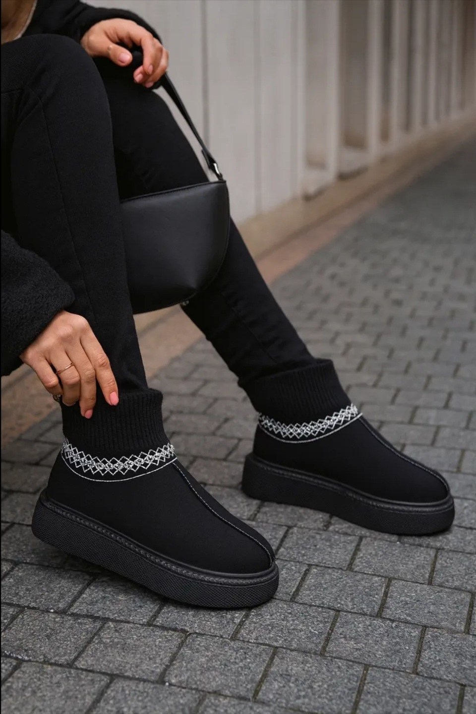 женские угги,модные образы,модные угги,зимний стиль одежды