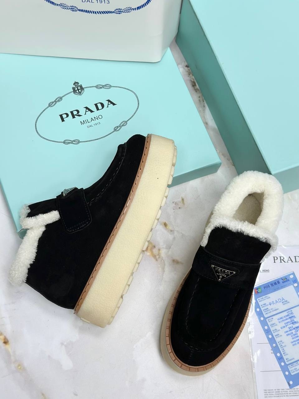 ,прада ботинки,лоферы prada,ботинки prada,зимняя