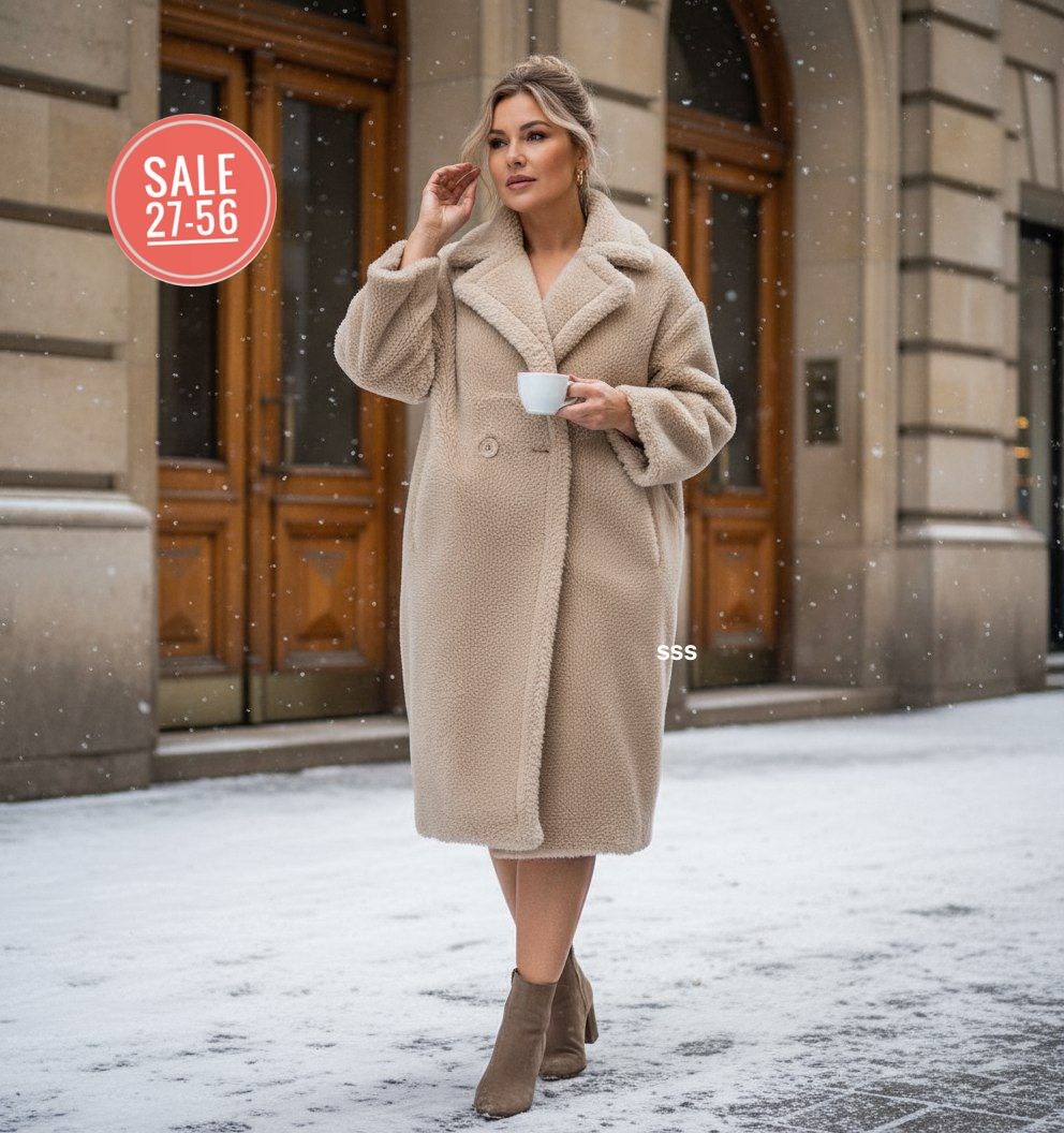 пальто плюшевое,теплое пальто,пальто барашек,пальто оверсайз,шуба пальто