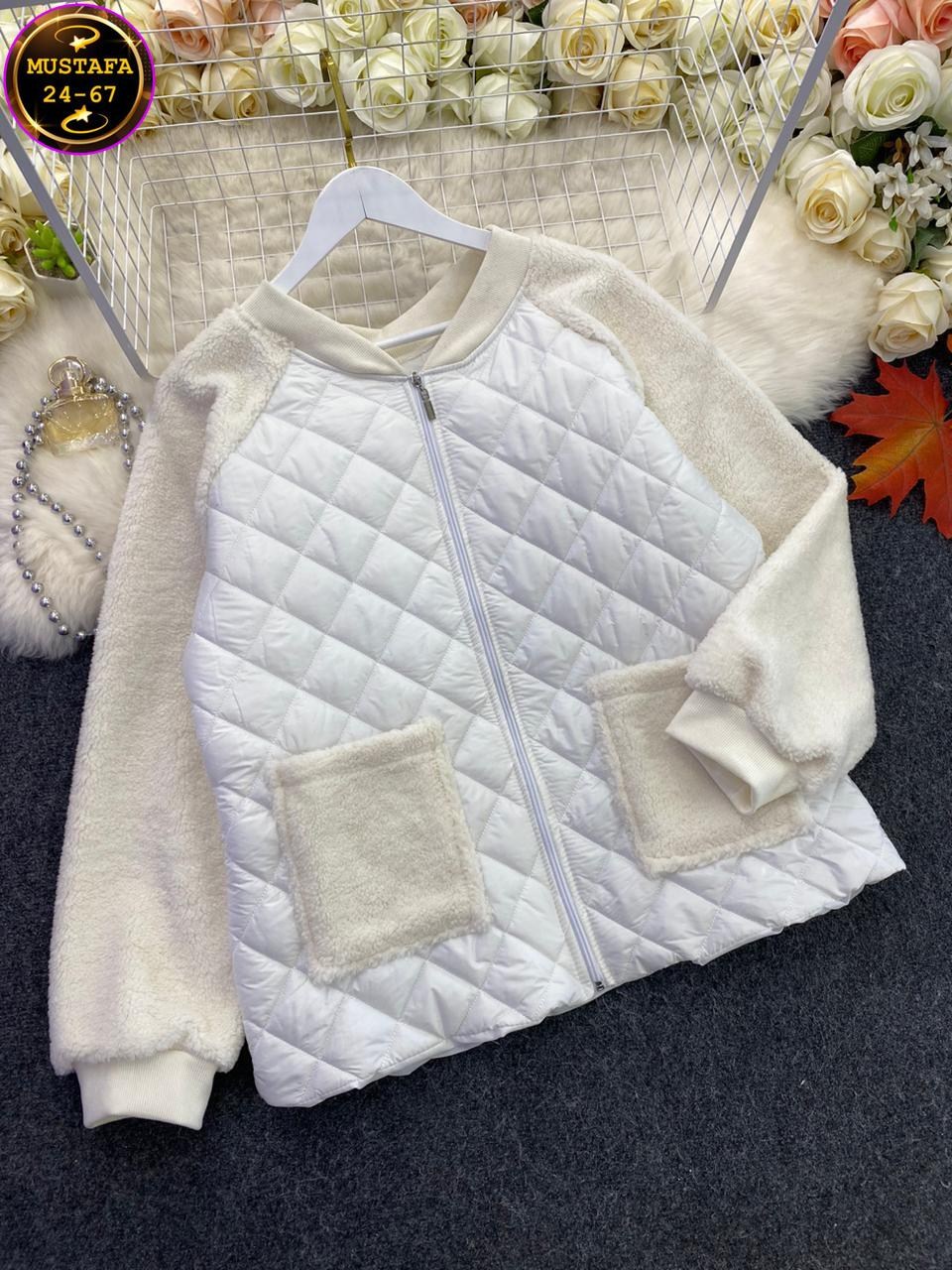 комбинированная куртка,повседневная куртка,куртка модная,женская короткая куртка из овечьей шерсти,теплая куртка