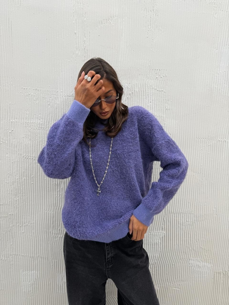 джемпер оверсайз,свитер удлиненная,вязаный свитер оверсайз,кофта свитер,бирюзовый джемпер