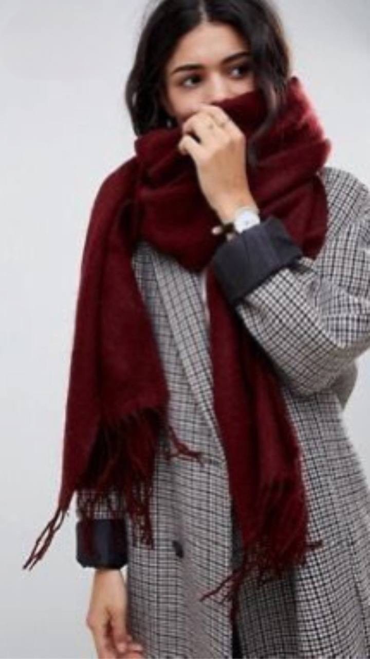 модные образы,женский теплый шарф,модные шарфы,стиль и мода