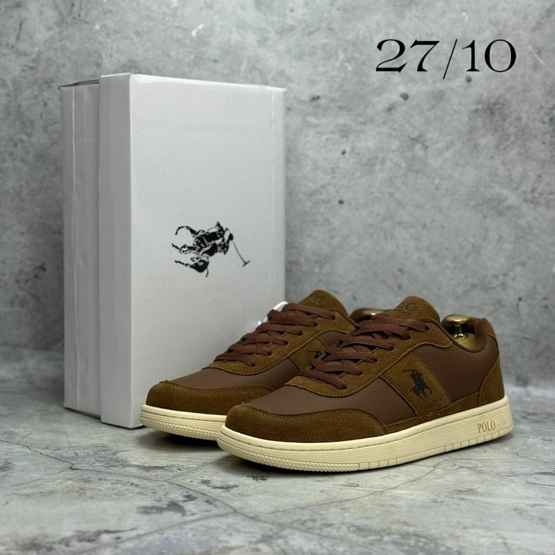 кроссовки polo ralph lauren,кроссовки polo,,коричневые кроссовки,повседневные кроссовки