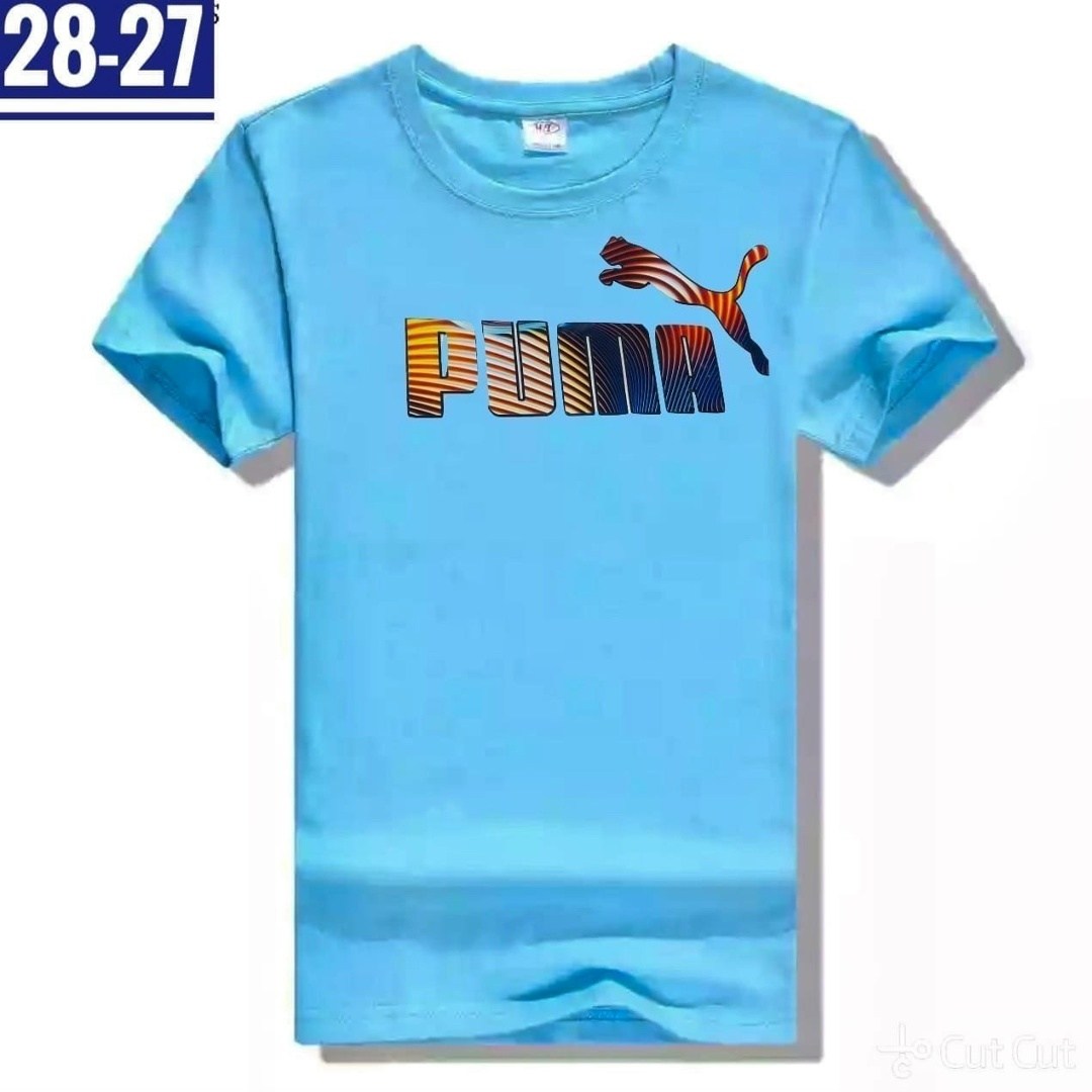 оранжевая футболка пума,футболка,футболка для мальчика,футболка детская,майка и футболка