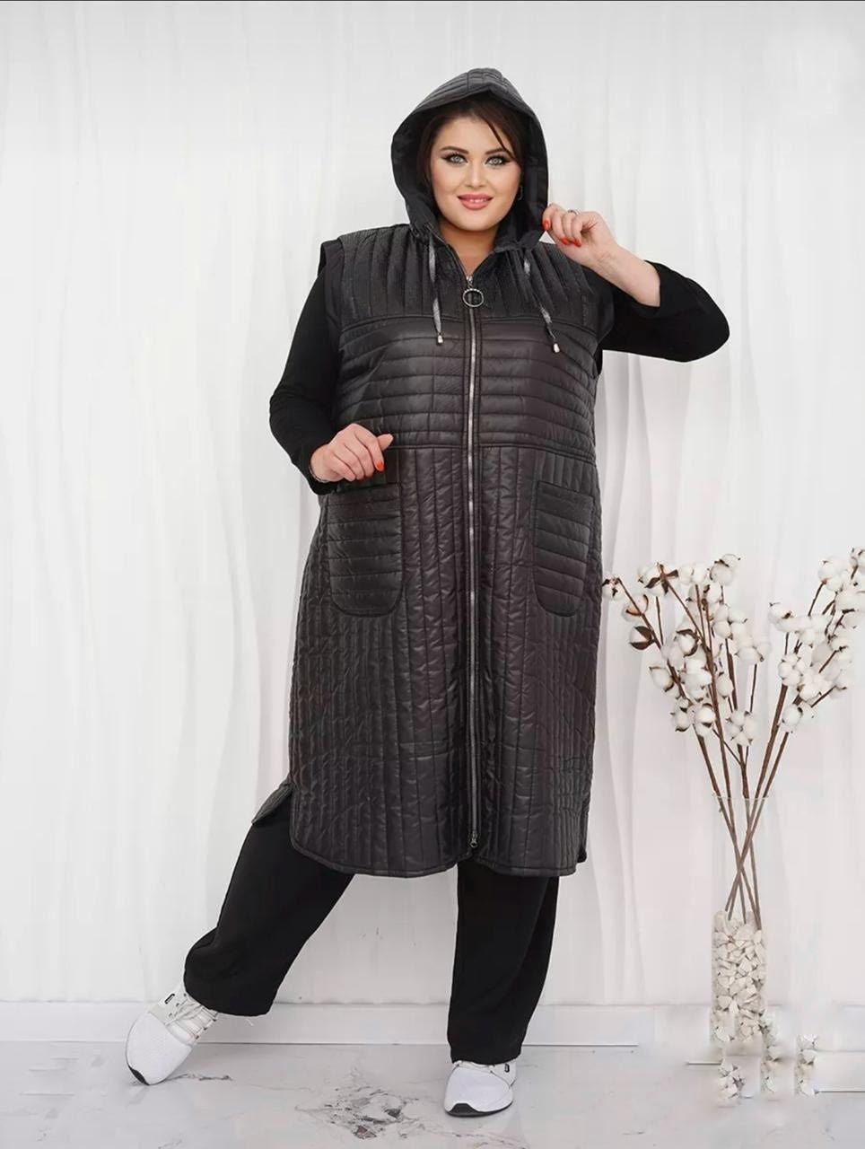 жилет стеганный удлиненный больших размеров,удлиненный жилет жилет женский утепленный стеганый,жилет больших размеров стеганый,жилетка женская больших размеров,жилетка на синтепоне