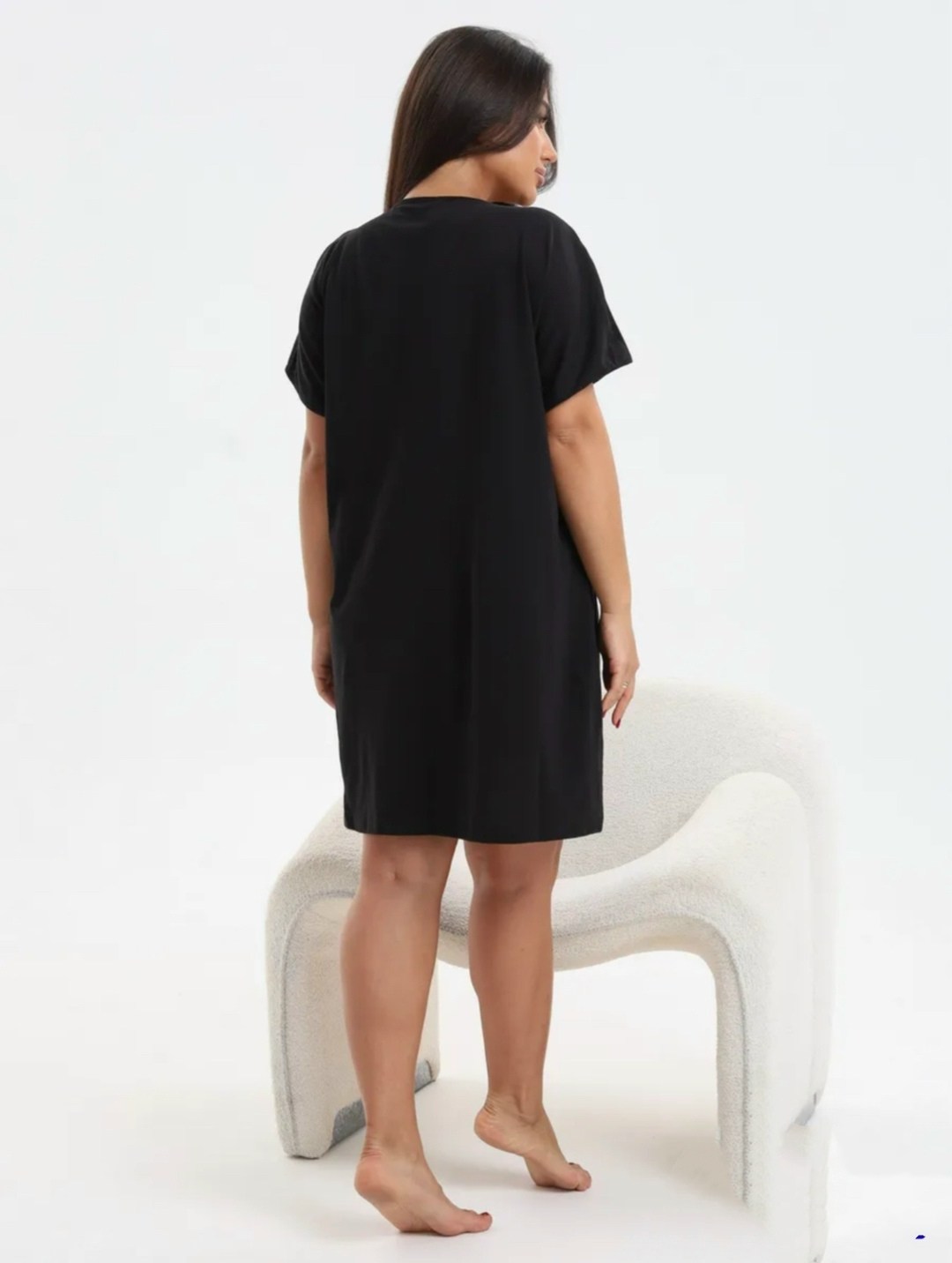 туника женская,туника женская трикотажная домашняя,черная женская футболка,женская футболка,туника женская трикотажная