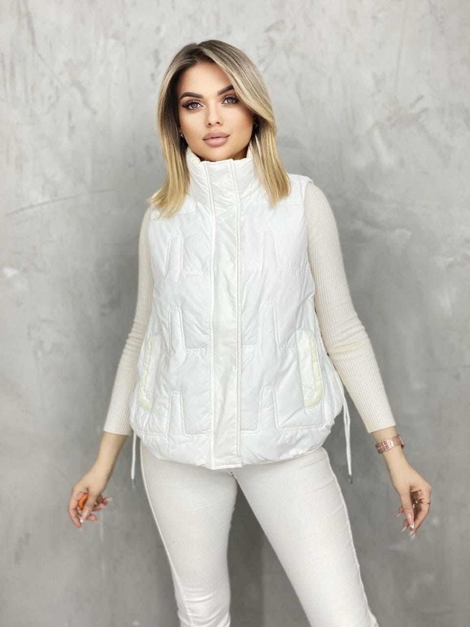 жилетка двухсторонняя,женские жилетки,женские жилеты,жилет,демисезонный жилет