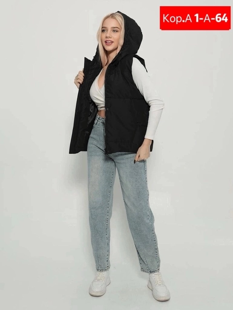 жилетка женская,жилет женский,жилеты с капюшоном,жилет женский утепленный,жилетка с капюшоном