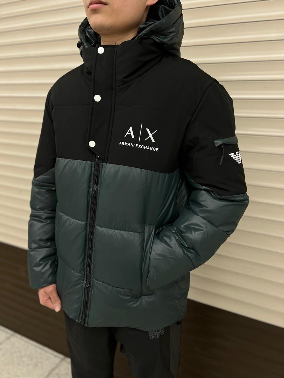 мужская зимняя куртка,куртка пуховик мужская,куртка зимняя emporio armani ea7 мужская парка,пуховики мужские,куртка зимняя пуховик мужской