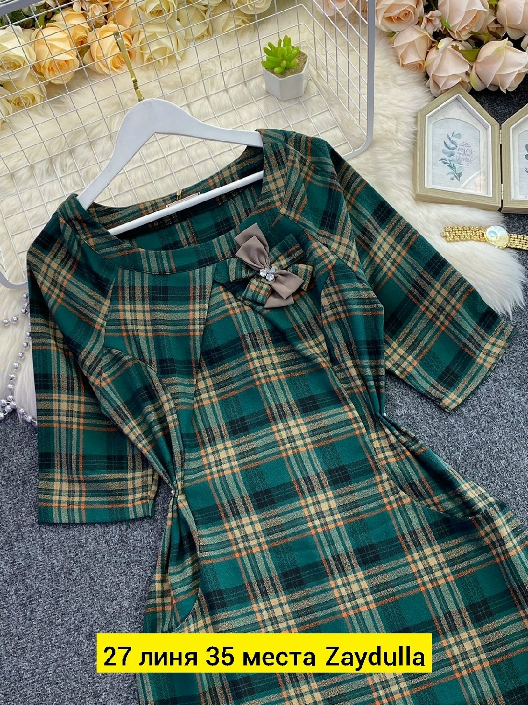 женская платье, ,платье,платье в клеточку,платье в клетку