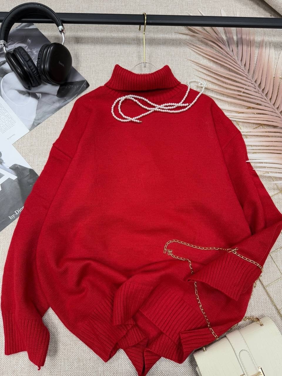 свитер,вязаные свитера,свитер с высоким воротом,женский свитер оверсайз,коричневый свитер