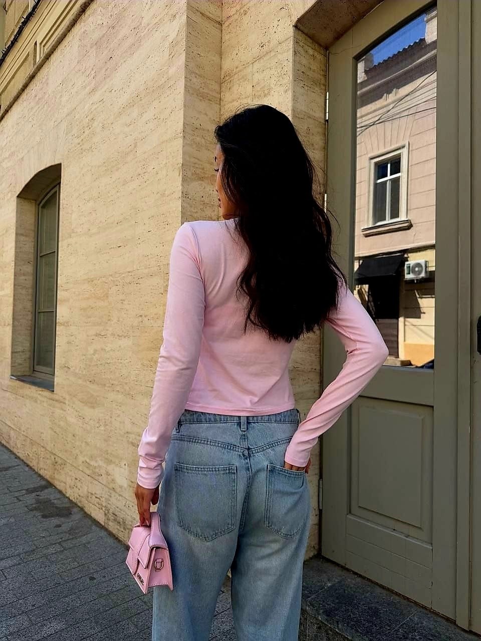 лонгслив розовый,лонгслив женский,кофта женская,базовый лонгслив,лонгслив