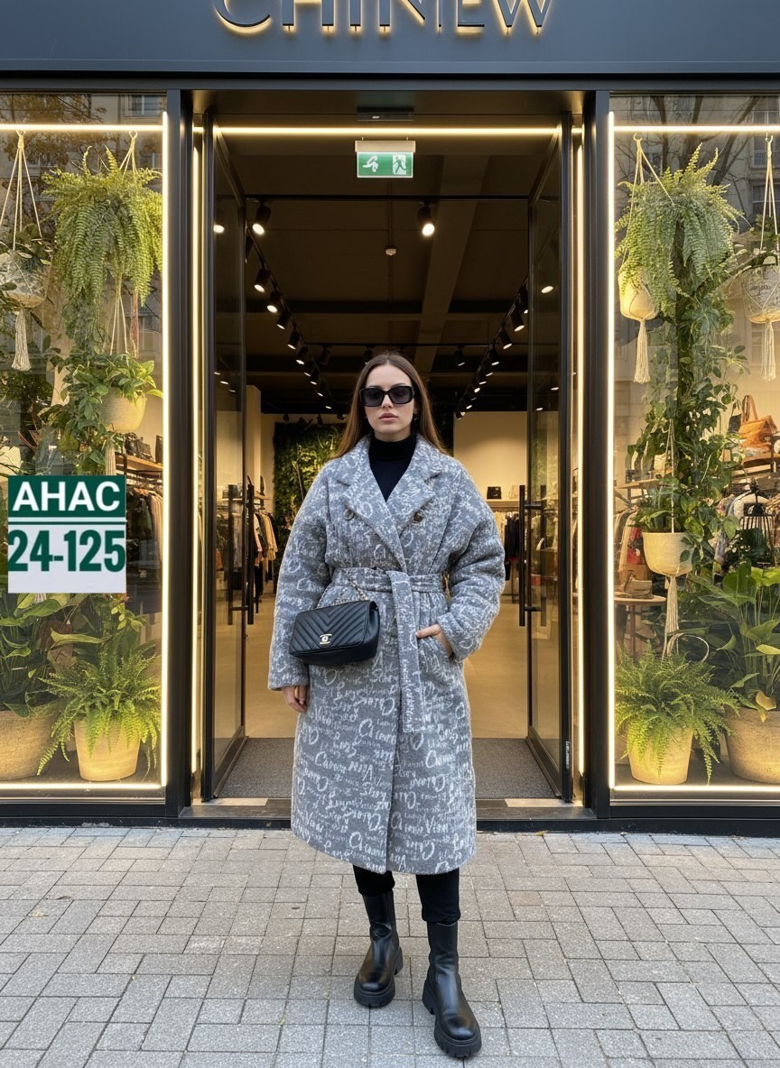 стильное пальто,пальто женское серое,пальто оверсайз,серое пальто,пальто теплое