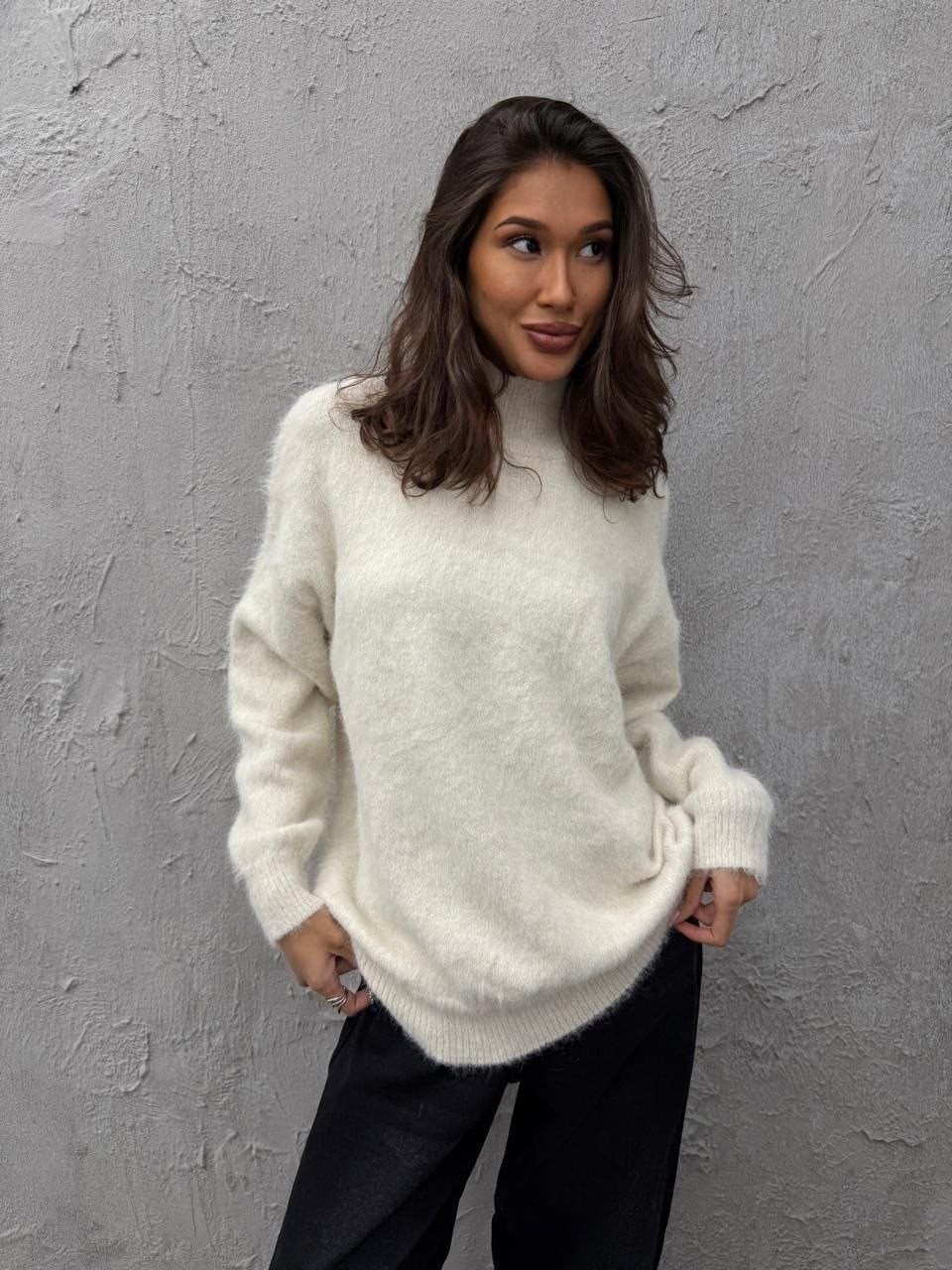 свитер,свитер повседневный,джемпер оверсайз,трикотажный свитер,модный свитер