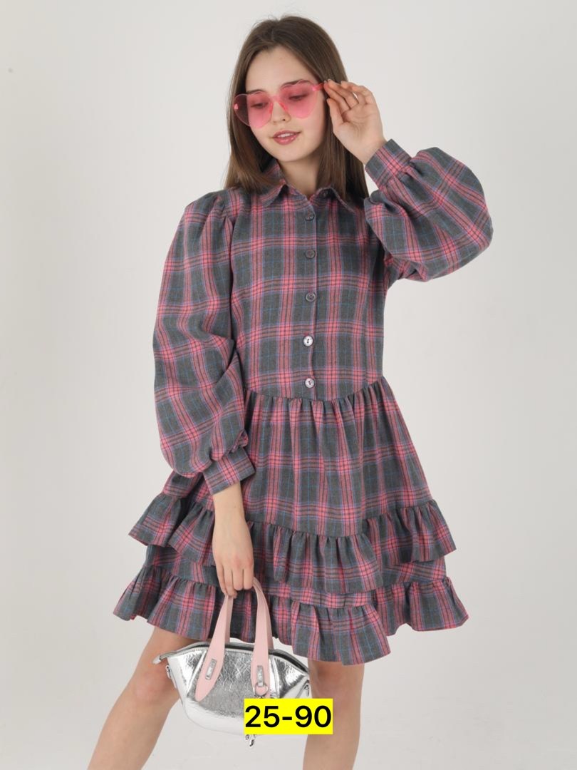 платье в клетку,платье красное в клетку детское,платье хлопок детское,платье хлопок,детская платье