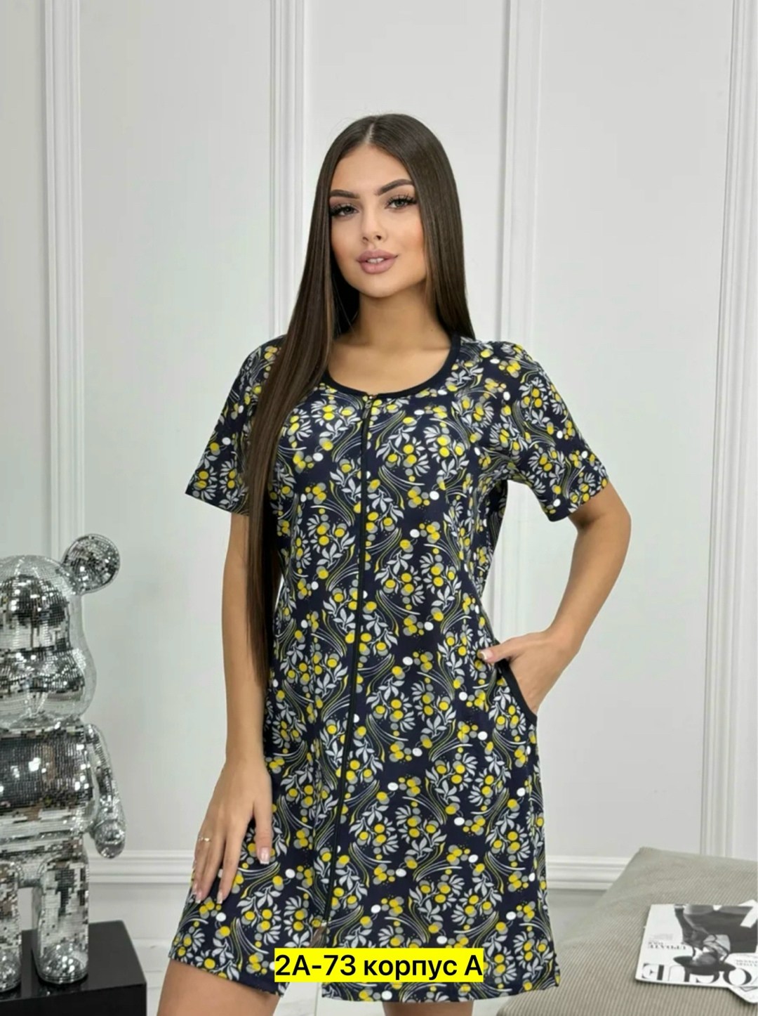 халат женский,халат женский 56-58 размера,домашняя одежда женская,,халат трикотажный