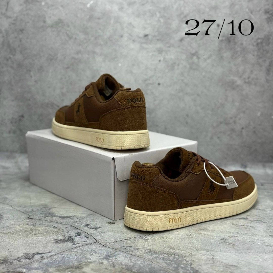 кроссовки polo ralph lauren,кроссовки polo,,коричневые кроссовки,повседневные кроссовки