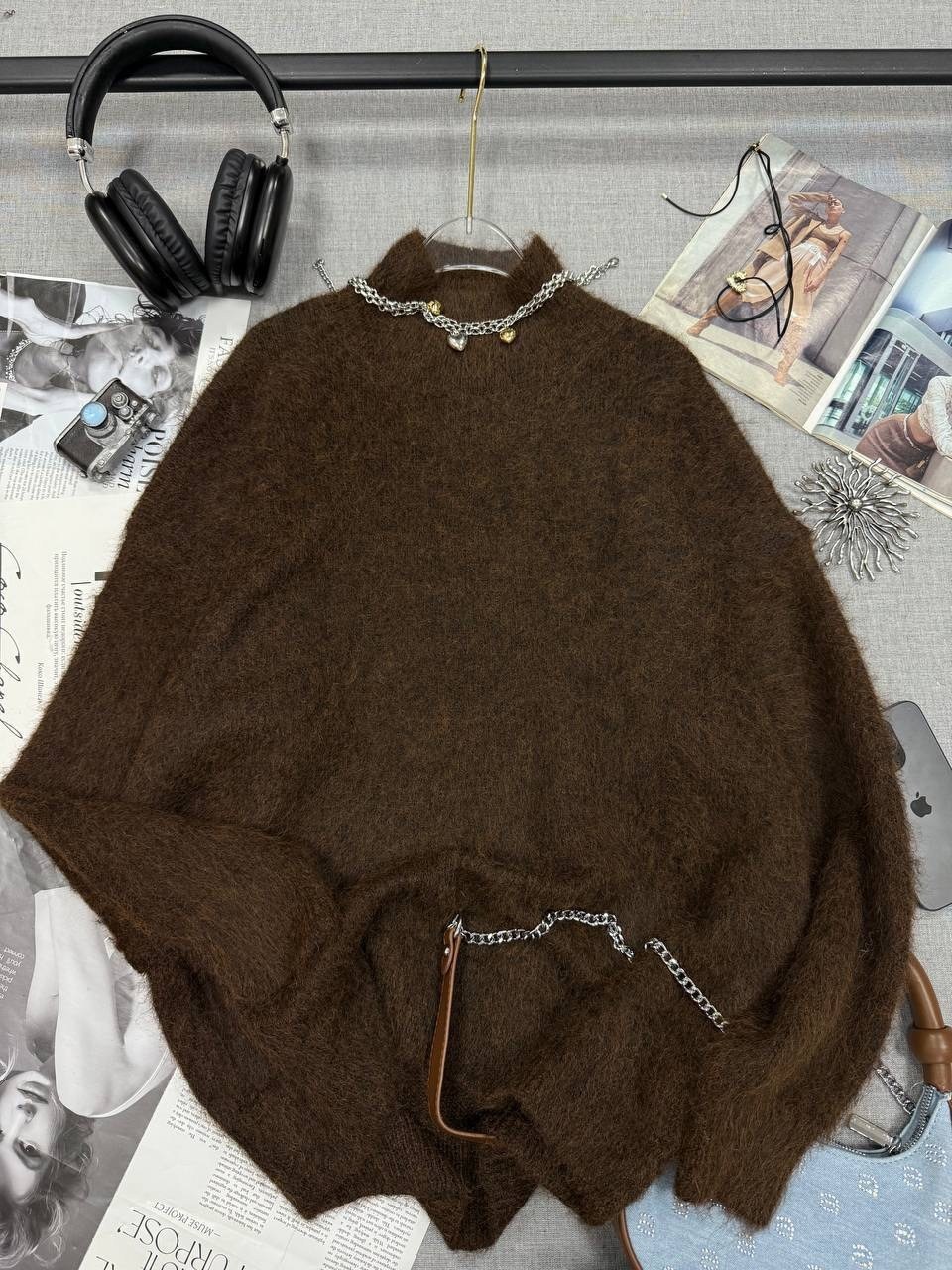 модный свитер,объемный свитер,свитера женские,модные свитера 2025,свитер