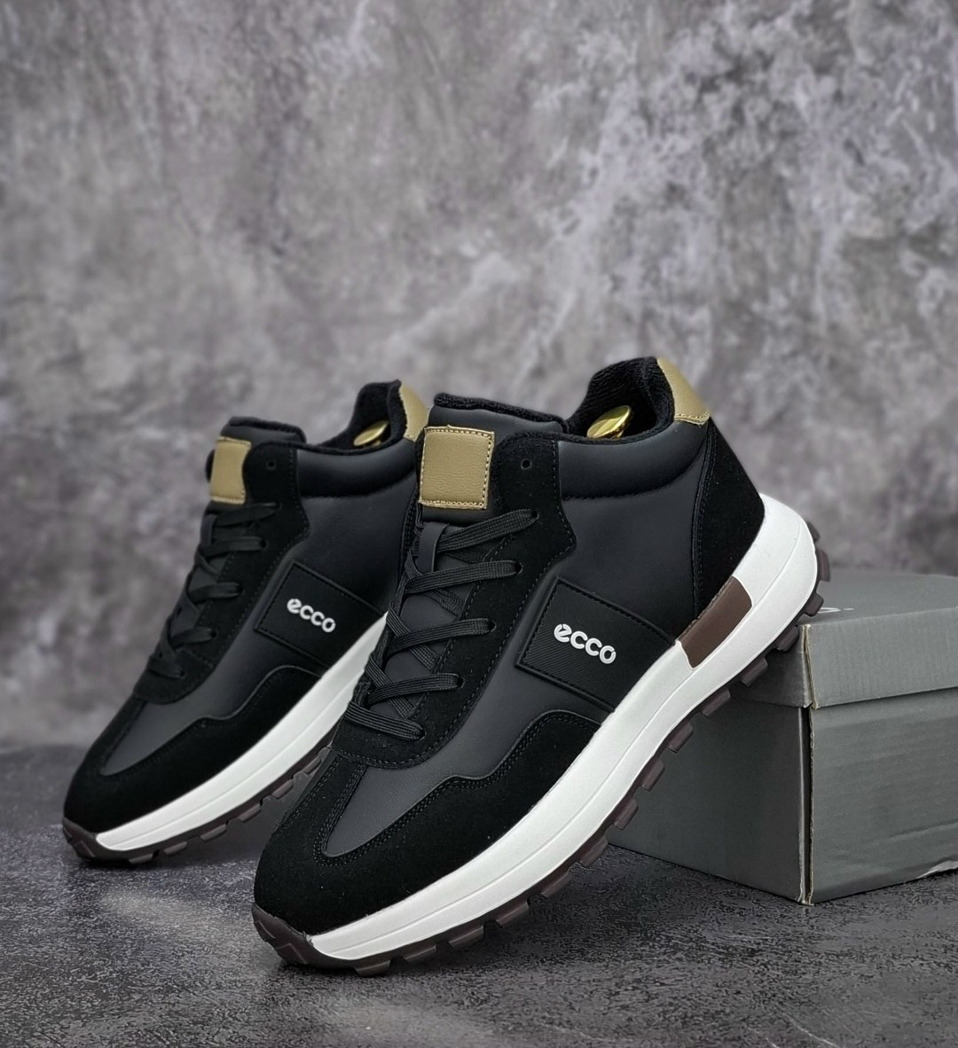 кроссовки мужские ecco,мужские зимние кроссовки,,мужская  кроссовки,кроссовка мужской