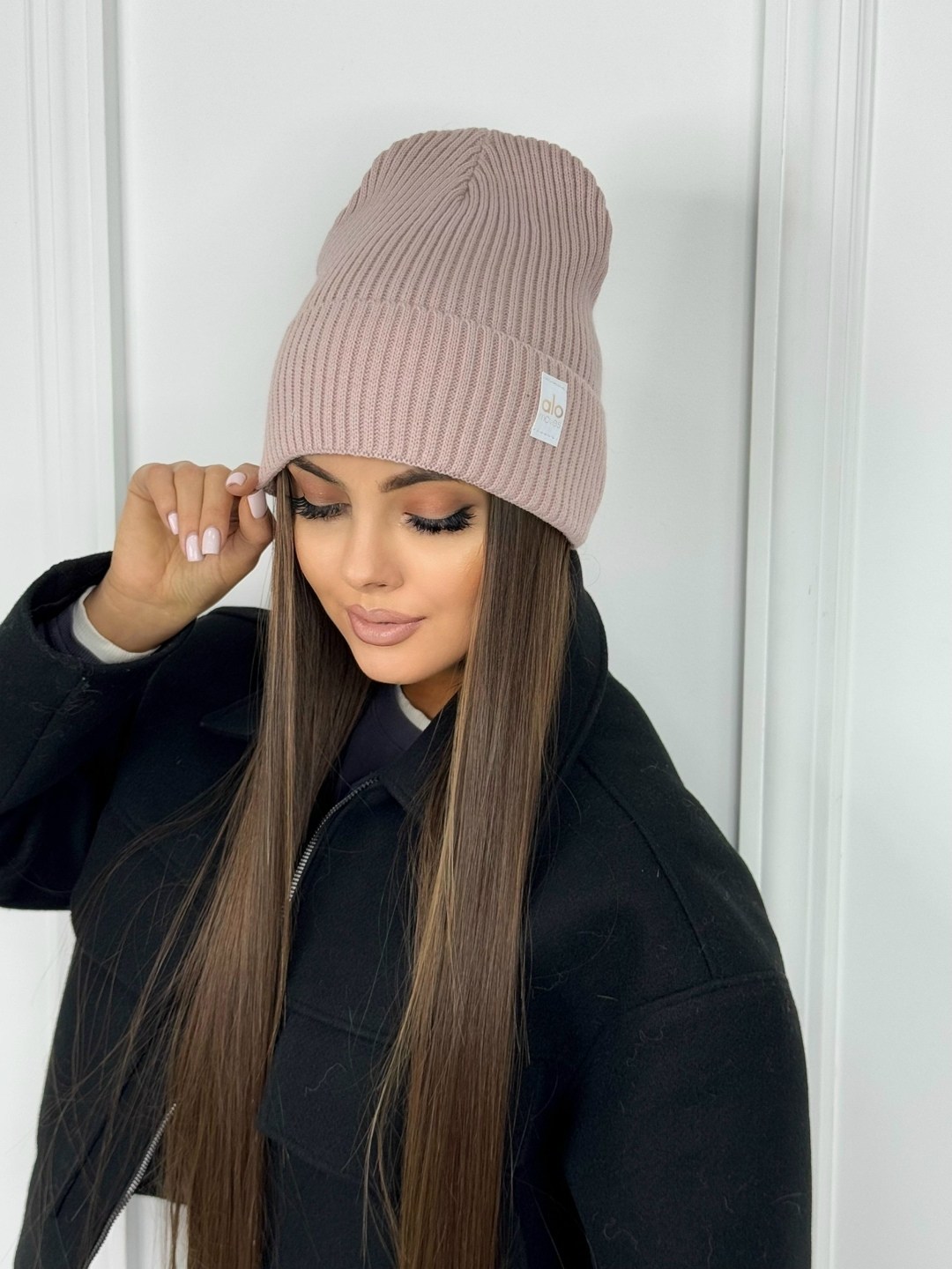 шапка серая,шапка бини,шапка вязаная,шапка бини женская,шапка демисезонная