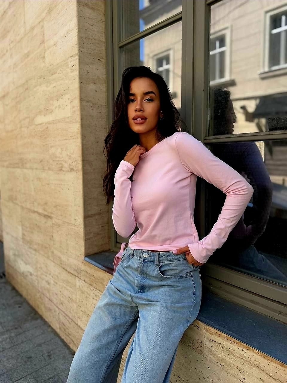 лонгслив розовый,лонгслив женский,кофта женская,базовый лонгслив,лонгслив