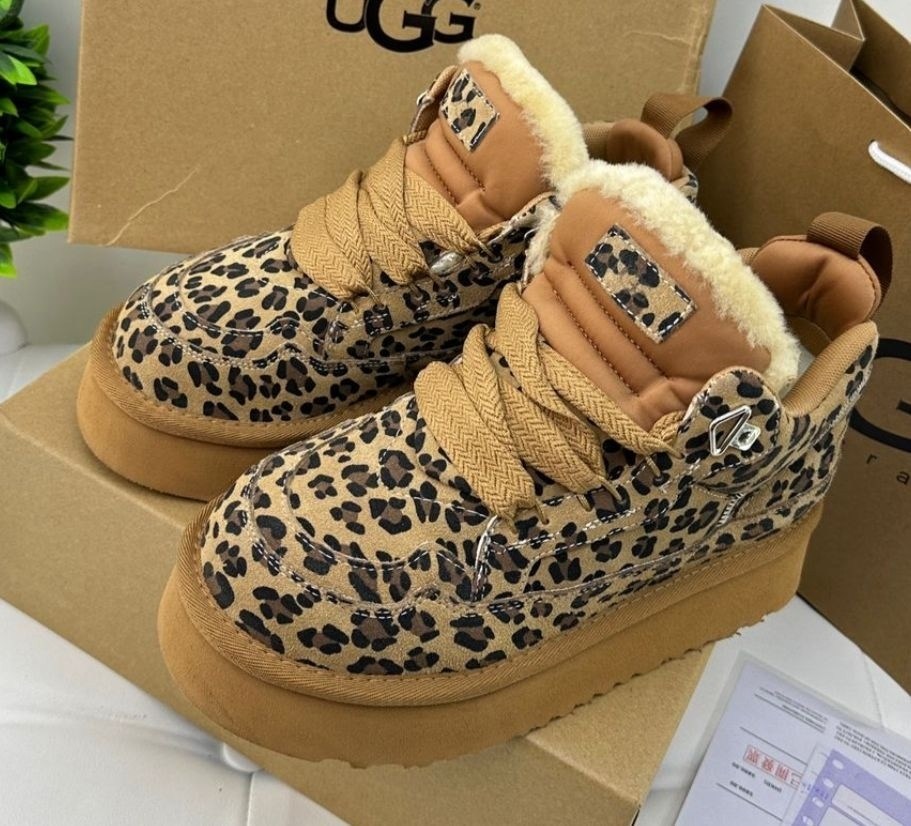 ugg кроссовки,,угги женские,угги леопардовые,женская