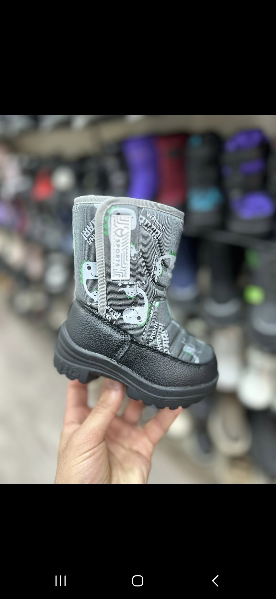 ,сапоги детские,сапоги зимние для мальчика,зимние детские сапоги nordman lumi на липучке темно-серые,детская