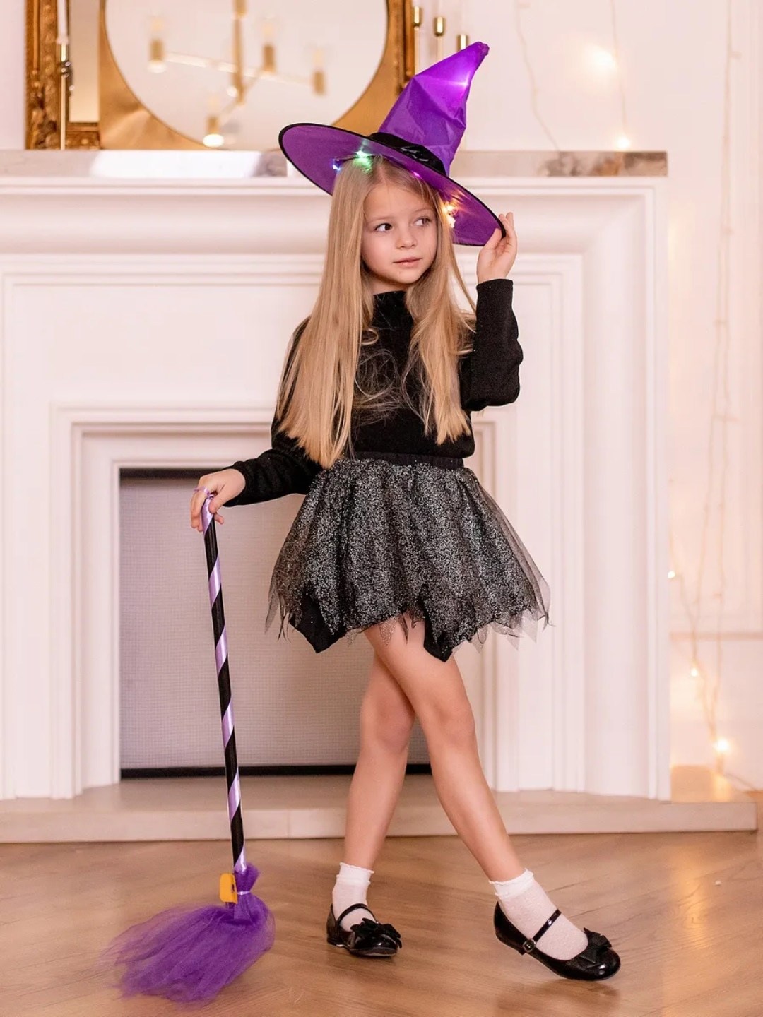 костюм ведьмы для девочки,костюм ведьмочка,карнавальный костюм ведьмочка,костюм карнавальный пуговка ведьма,карнавальный костюм ведьмы для девочки