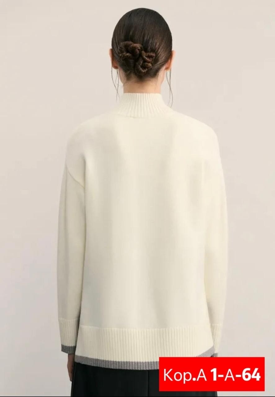 свитер женский zarina,джемпер женский с воротником,джемпер с высоким воротником,джемпер женский zarina,джемпер с воротником