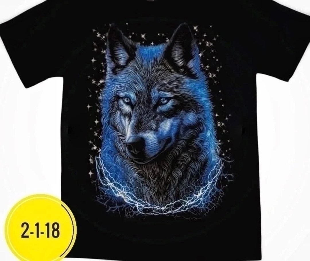 футболка волки,футболка светящаяся с принтом волк,майка с волком,футболка мужская с принтом волк,футболка мужская