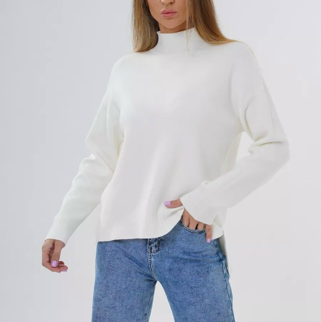 бежевый свитер оверсайз,бежевый джемпер,бежевый свитер,свитер удлиненный оверсайз,женские свитера