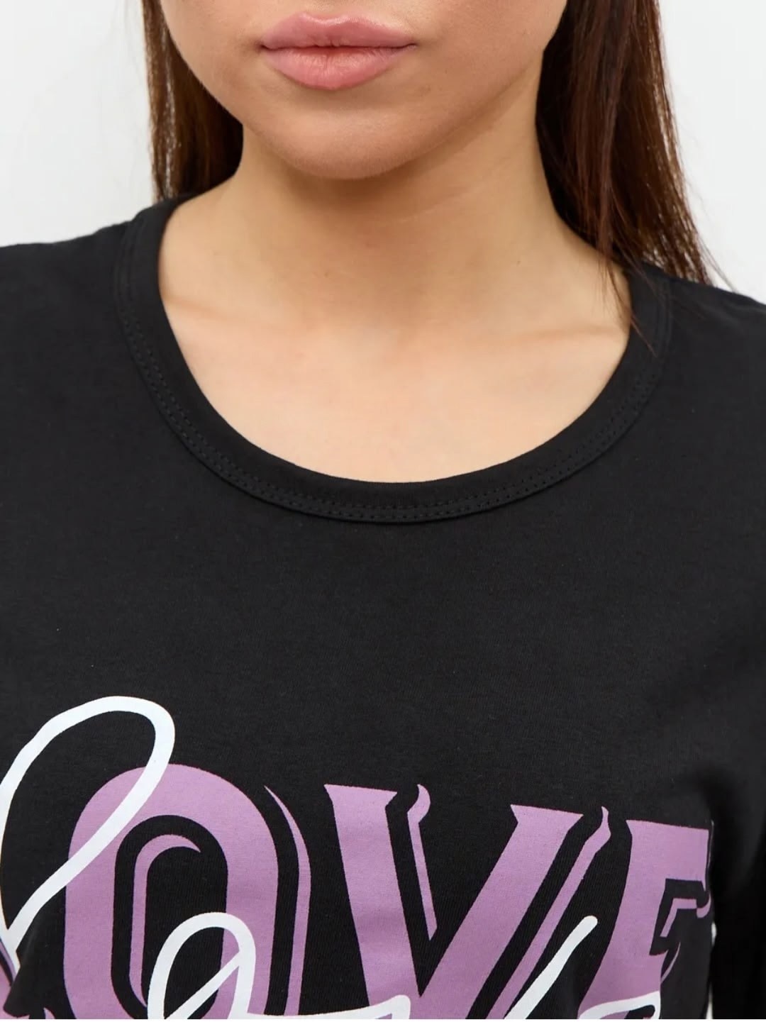 футболка женская,костюм женский к,одежда для женщин,женский пижама,черная футболка женская