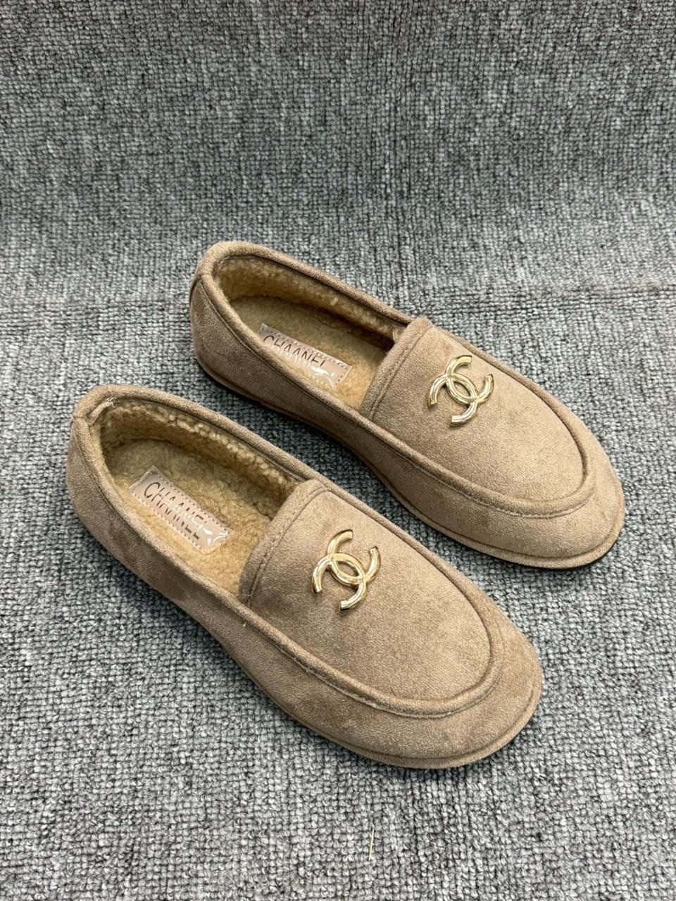 лоферы chanel,,женские лоферы chanel,лоферы шанель,замшевые лоферы