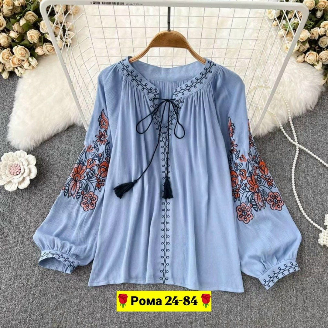 блузка в стиле бохо,женская блузка с вышивкой,блузка с вышивкой,блузка бохо,модная блузка