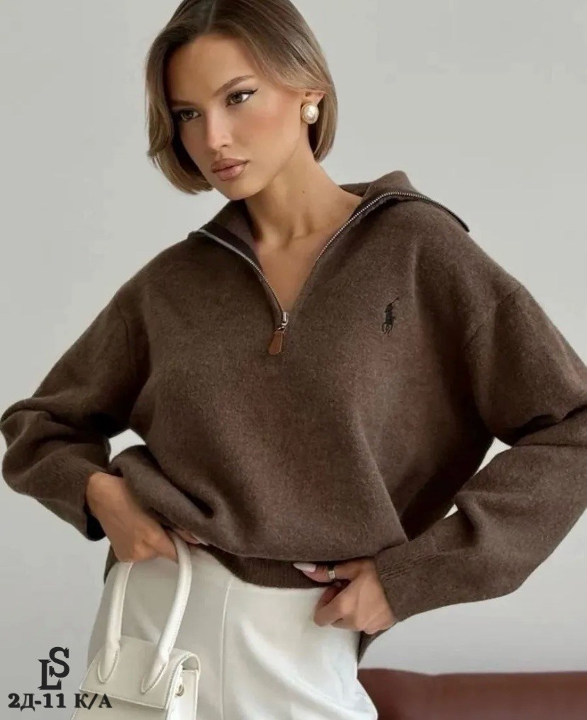 женская кофта,кофта с замком,джемпер polo ralph lauren,кофта polo ralph lauren,свитшот женская